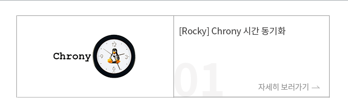 [Rocky] Chrony 시간 동기화